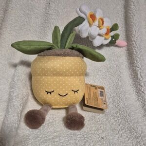 Greenhouse by Russ Jazwares Orchid Plush Stuffed Plant NEW Clara